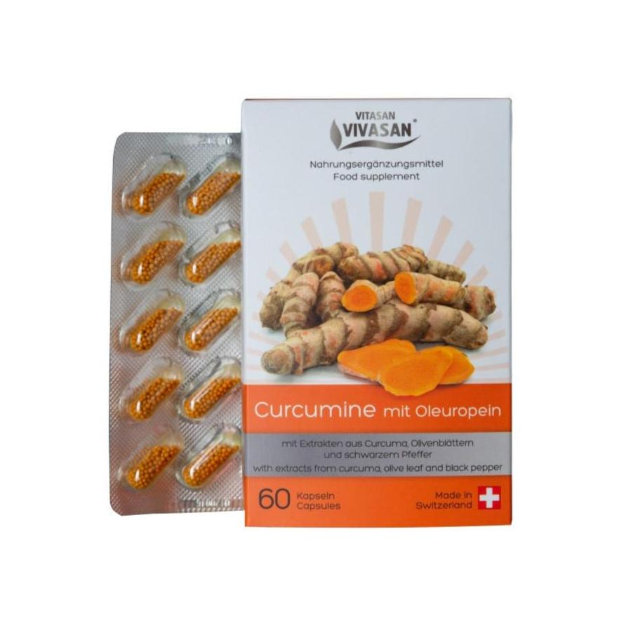 Curcumin with Oleuropein, 60 Capsules