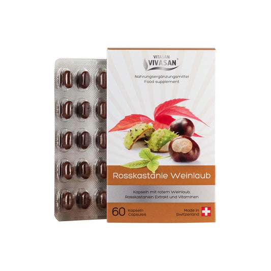 Horse Chestnut and Grape Leaves Extract Capsules