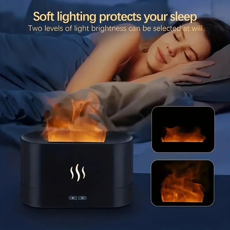 Flame Humidifier Aroma Diffuser